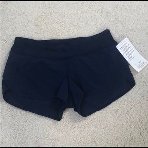 NWT Lulu navy shorts/ will trade for size 4
